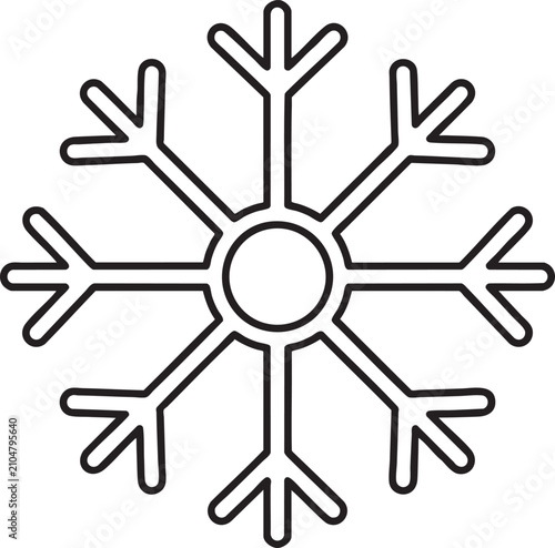 Foto snowflake