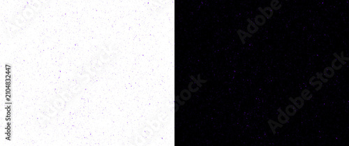 Cuadro en lienzo Minimalist black and white split background, high contrast vertical dual tone te