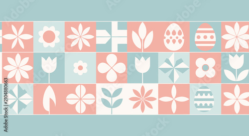 Fotografia Minimalist white seamless vector pattern background featuring a clean, blank, and empty composition for digital design, web templates, and creative minimalist projects