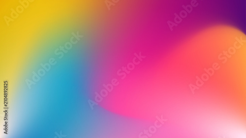 Vibrant Mesh Gradient Background with Abstract Colorful Waves and Soft Blurs