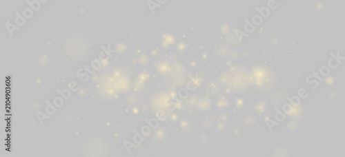 Sparkling gold particle swirl with radiant glow, elegant dust texture, premium festive design asset vector