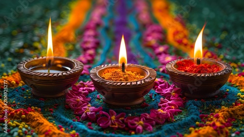 A vibrant and festive stock  