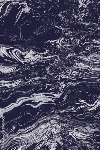 Abstract Dark Blue and White Swirls
