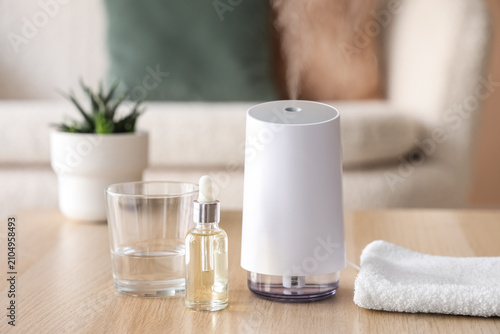 Modern white essential oil ...