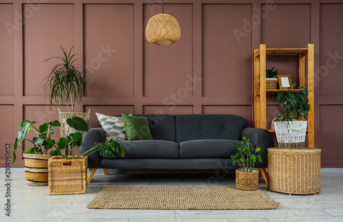 Modern living room interior...