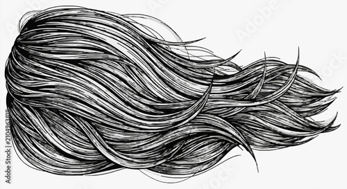 Photos Elegant Hair Texture Close-Up.