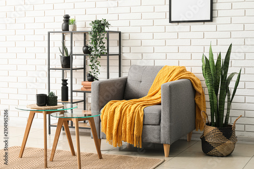 Modern living room interior...