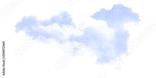 Photos Single white cloud isolated on white