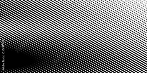 Fotografía Seamless line slash pattern strip with bold dark diagonal stripes abstract monoc