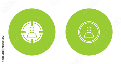 Cuadro en lienzo Headhunting Icon Design