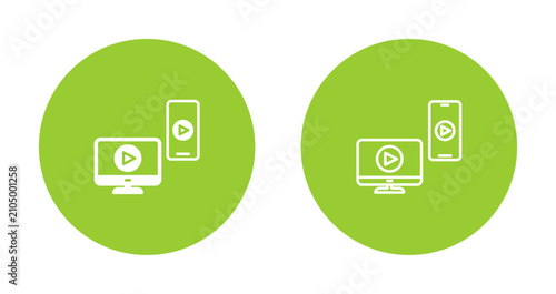 Принти на полотні Responsive Icon Design