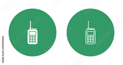 Quadro su tela Walkie Talkie Icon Design