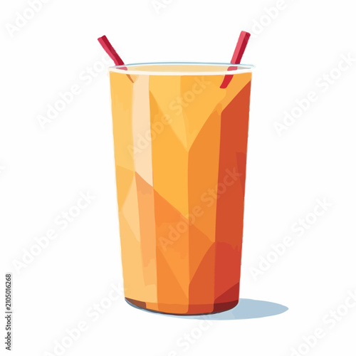 Fish character exhibits a distinct orange head and grey body in a flat vector design style.