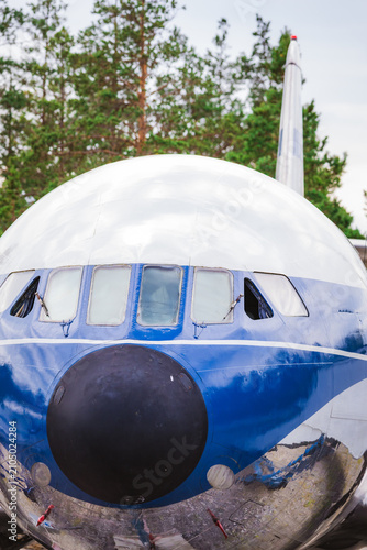 Konstfotografi Restored Passenger Aircraft on Public Display