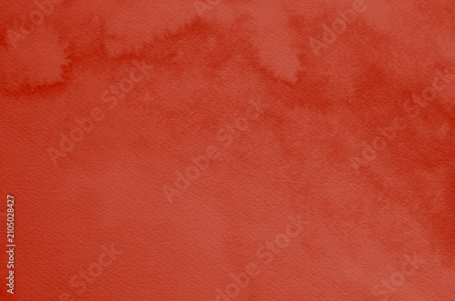 Fotografie Abstract red watercolor background texture