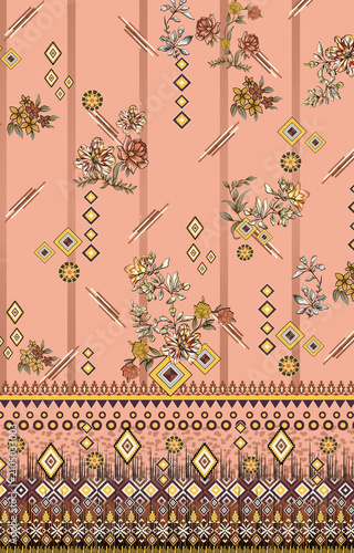 FRONT DESIGN KURTI TYPE NEW CONCEPT PATTERN DIGITAL PRINT