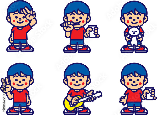 男の子 人物 キャラクター アイコン