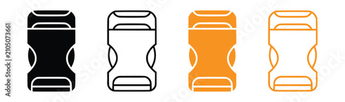 Photos Top View Car Icons Collection in Glyph and Outline Style for Transportation and