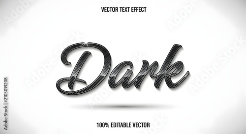 Dark text effect with carbon fiber texture and glossy finish