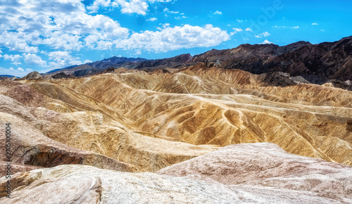 Photography Strange rock formations of Zabriskie Point Death Valley
