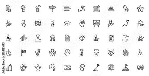 Schilderij op canvas Architecture_4080 icon set