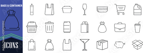 Принти на полотні Shopping retail consumer goods vector