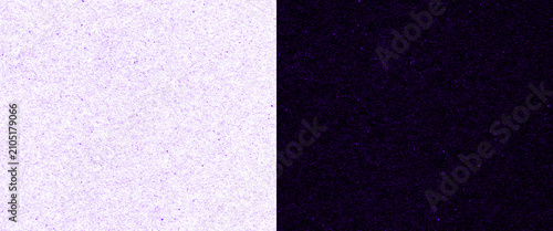Bild auf Leinwand Minimalist split background with textured purple and black paper, dual tone abst