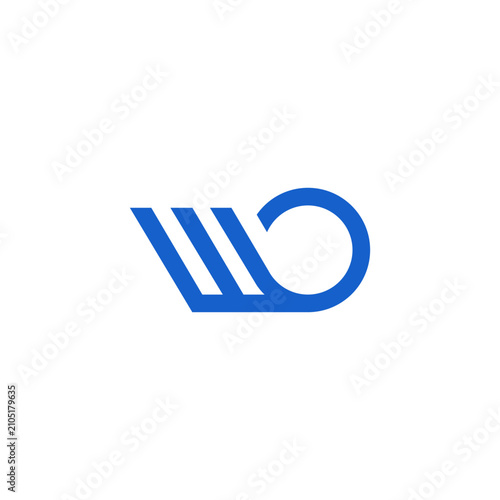 Modern WB Letter Monogram Logo Design Minimal Initial W B Brand Identity Vector Template