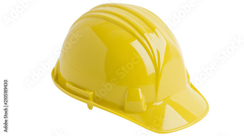 фотографія Yellow hard hat safety helmet construction protective headwear