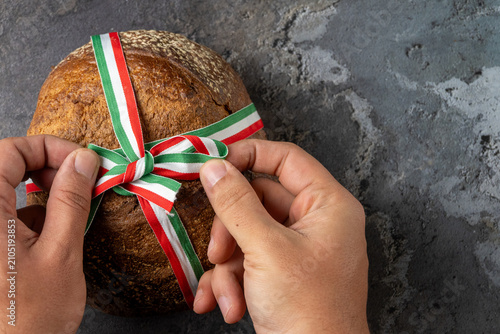 Traditional Hungarian New Bread for August 20 Celebration