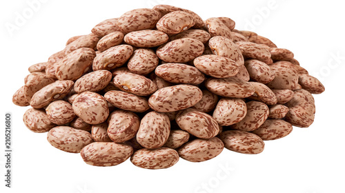 Cuadro en lienzo Pile of Pinto Beans with Speckled Pattern