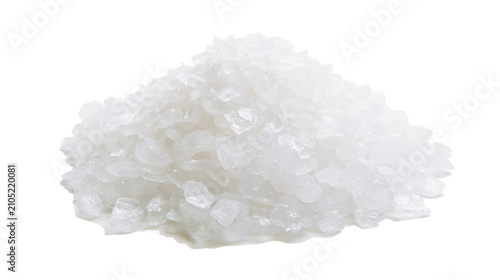 Photography Pile of coarse white rock salt crystals