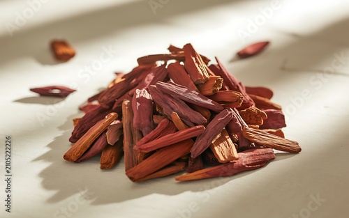 Natural Red Sandalwood Chips Fragrant Incense Raw Material Photo