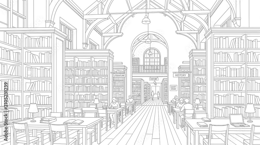 Fototapeta premium sketch of the city street