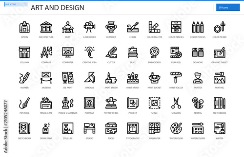 Art Design Creative Visual Studio Icon Set