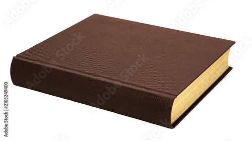 Konstfotografi Brown hardcover book with gold gilded pages