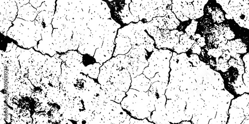 Cracked Paint Texture Pattern.