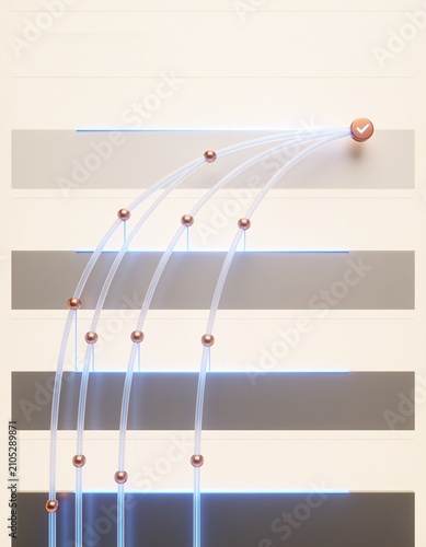 Enterprise Data Lineage with Evidence Markers Across Transformation Stages and Verified Output on a Clean Vertical Technology Background with Copy Space