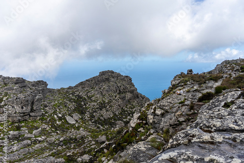 Panoramic View of Cape Town from Table Mountain, South Africa