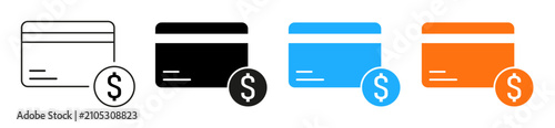 Fotografie Payment card icon