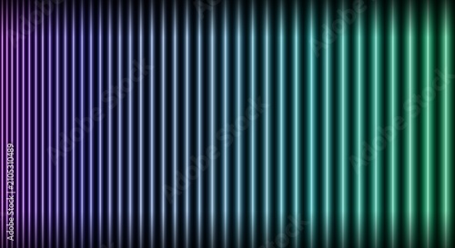 Photography Abstract background featuring glowing vertical lines with vibrant purple cyan and green light gradients for digital art