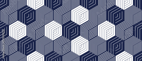 3D cubes seamless backgroun...
