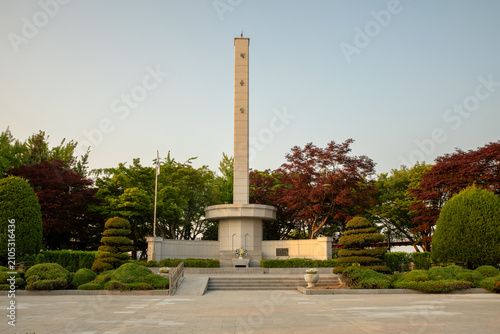 Cuadro en lienzo 제단,현충탑,수봉공원,수봉산,숭의동,중구,인천