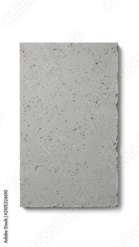 Light gray concrete slab with rough texture and natural pitted surface for architectural