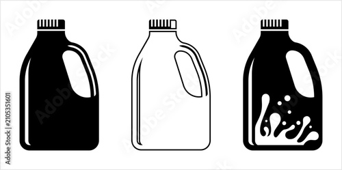 Gallon Of Milk Stylized Icon M_2606001