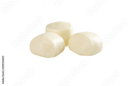 Bild auf Leinwand Creamy White Butter Candies