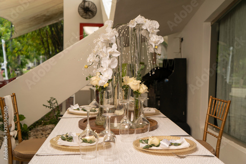 Decororacion en salon de enventos para una boda santo domingo republica dominicana