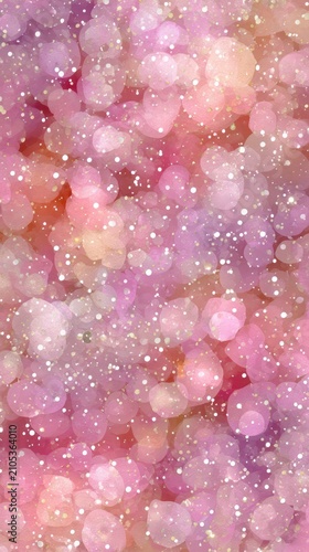 Seamless Watercolor Glitter Pattern with Soft Shimmering Sequins