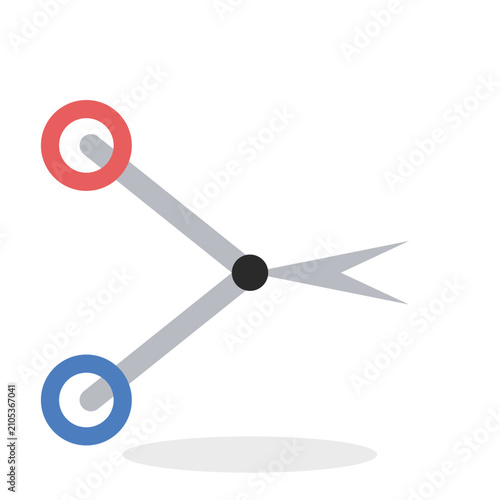 Scissors element