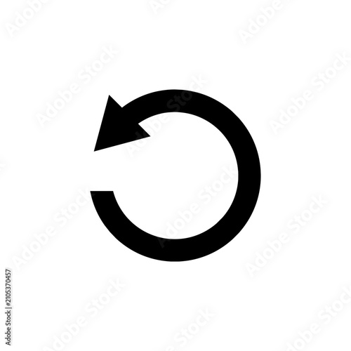 Obraz na płótnie Counterclockwise Refresh Arrow